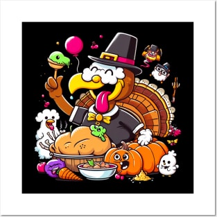 Funny Thanksgiving Dinner Posters and Art